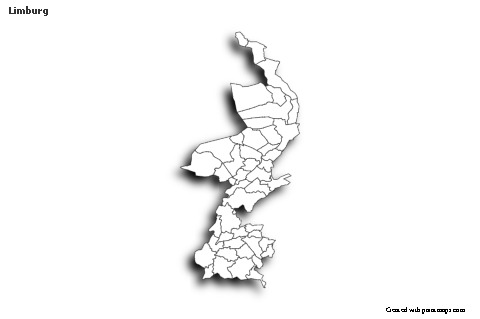 Contoh Peta untuk Limburg (hitam-putih,bayangan)