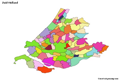 Sample Maps for Zuid-Holland (colored)