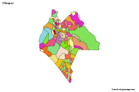 Sample Maps for Chiapas (colored)