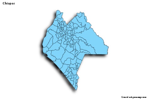 Sample Maps for Chiapas (blue,shadowy)