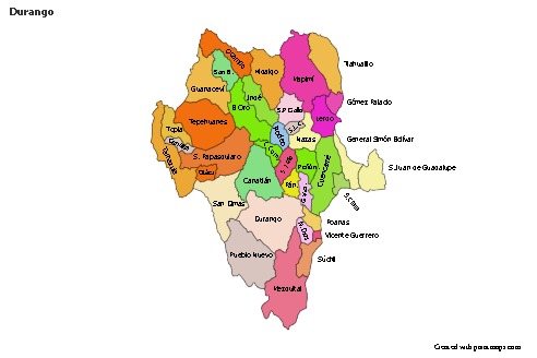 Sample Maps for Durango (colored)