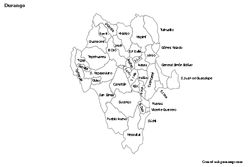 Sample Maps for Durango (black-white)