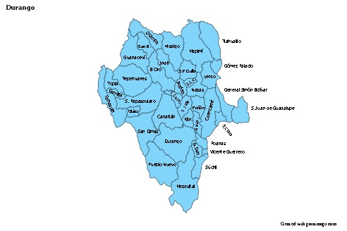 Sample Maps for Durango (blue)