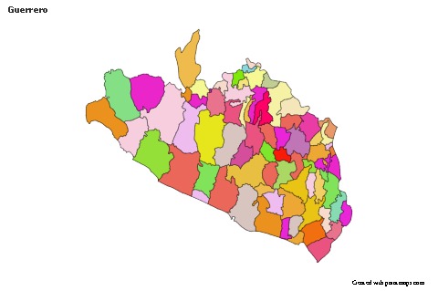 Sample Maps for Guerrero (colored)