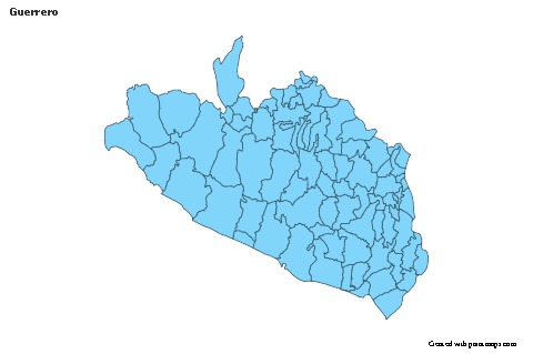Sample Maps for Guerrero (blue)