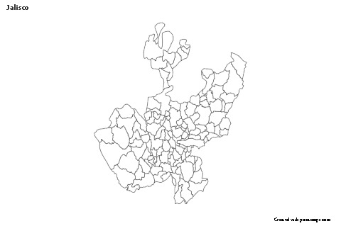 Sample Maps for Jalisco (black-white)
