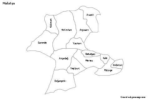 Sample Maps for Malatya (black-white)