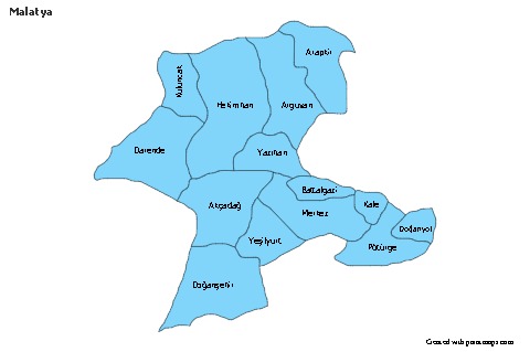 Sample Maps for Malatya (blue)