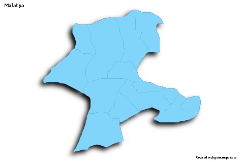 Sample Maps for Malatya (blue,outline,shadowy)