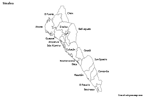 Sample Maps for Sinaloa (black-white)