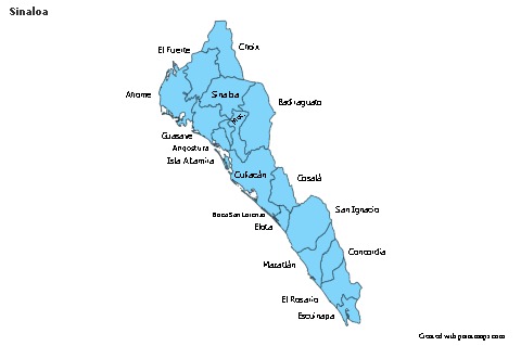 Sample Maps for Sinaloa (blue)