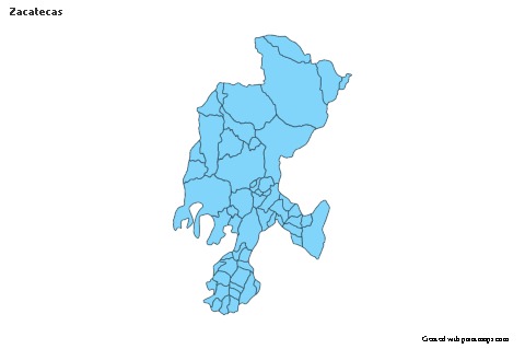 Sample Maps for Zacatecas (blue)