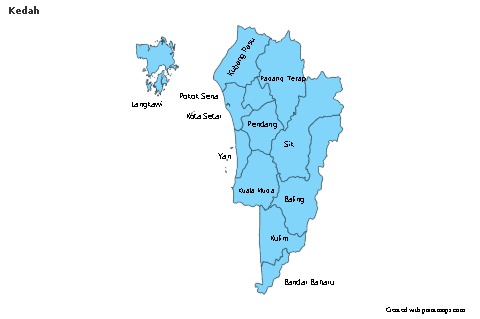 Sample Maps for Kedah (blue)