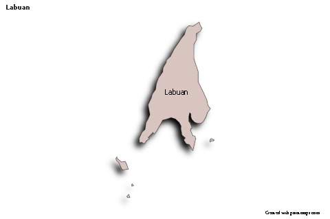 Sample Maps for Labuan (colored,shadowy)