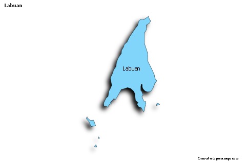 Sample Maps for Labuan (blue,shadowy)