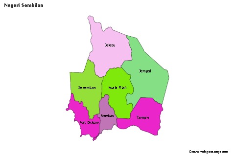 Sample Maps for Negeri Sembilan (colored)