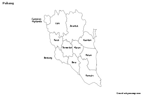 Sample Maps for Pahang (black-white)