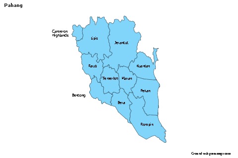 Sample Maps for Pahang (blue)