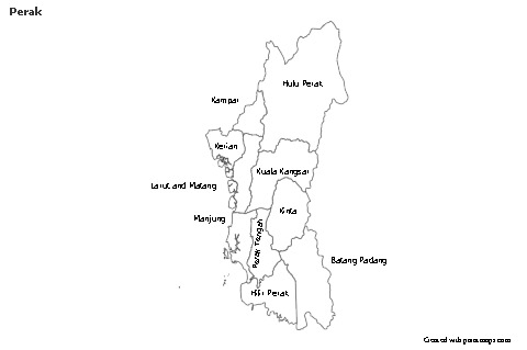 Sample Maps for Perak (black-white)