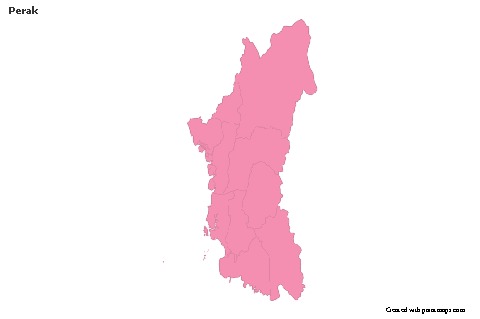 Sample Maps for Perak (pink,outline)