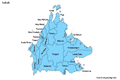 Sample Maps for Sabah (blue)