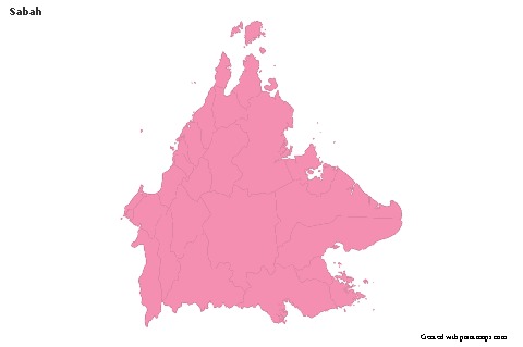 Sample Maps for Sabah (pink,outline)