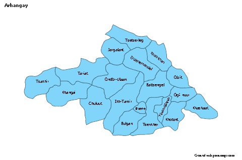 Contoh Peta untuk Arhangay (biru)