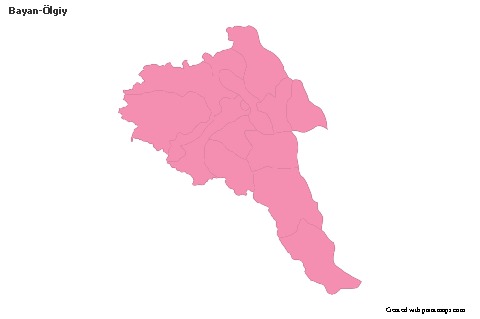 Sample Maps for Bayan-Ölgiy (pink,outline)