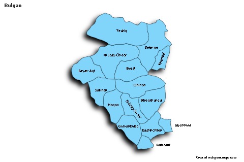 Sample Maps for Bulgan (blue,shadowy)