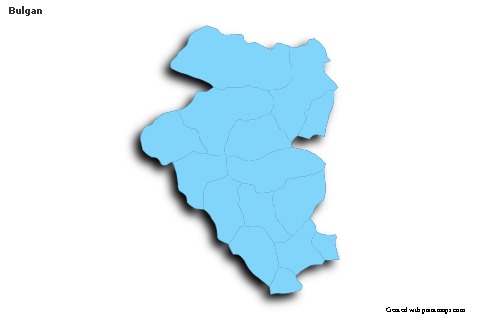 Sample Maps for Bulgan (blue,outline,shadowy)
