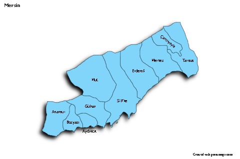Sample Maps for Mersin (blue,shadowy)