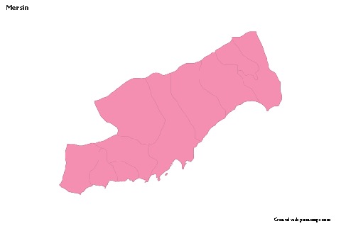 Sample Maps for Mersin (pink,outline)