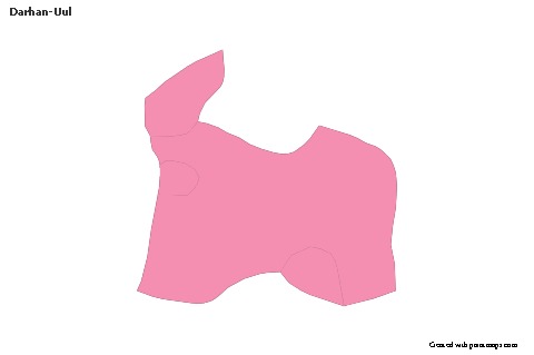 Sample Maps for Darhan-Uul (pink,outline)