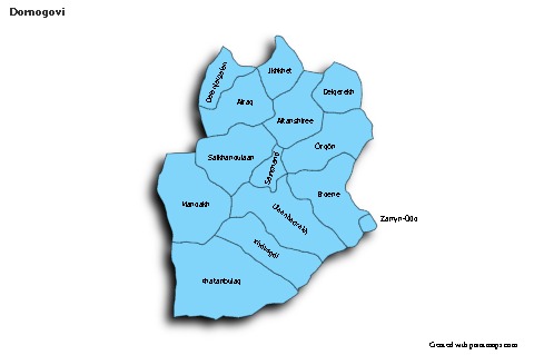 Contoh Peta untuk Dornogovi (biru,bayangan)