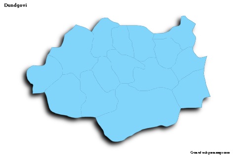 Sample Maps for Dundgovi (blue,outline,shadowy)