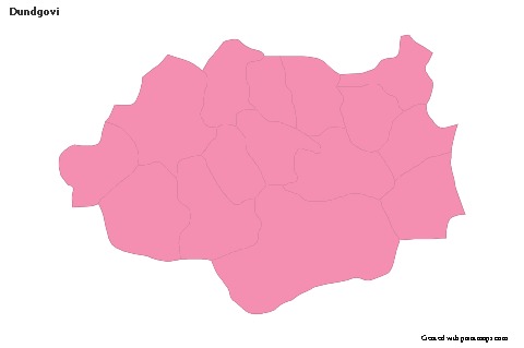 Sample Maps for Dundgovi (pink,outline)