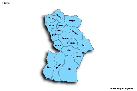Sample Maps for Hovd (blue,shadowy)