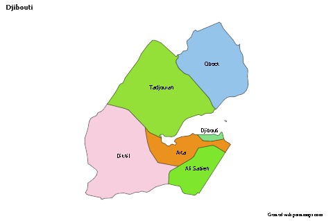 Sample Maps for Djibouti (colored)