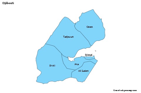 Sample Maps for Djibouti (blue)