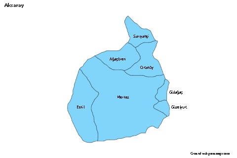 Sample Maps for Aksaray (blue)
