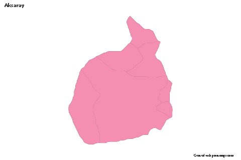 Sample Maps for Aksaray (pink,outline)