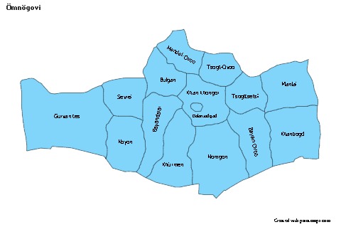 Contoh Peta untuk Ömnögovi (biru)
