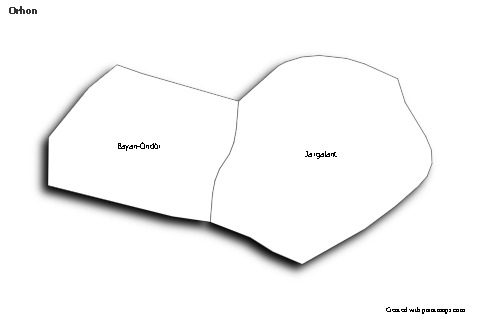 Sample Maps for Orhon (black-white,shadowy)