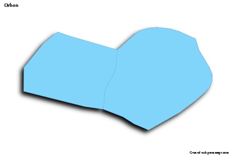 Sample Maps for Orhon (blue,outline,shadowy)