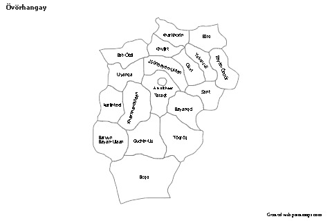 Sample Maps for Övörhangay (black-white)