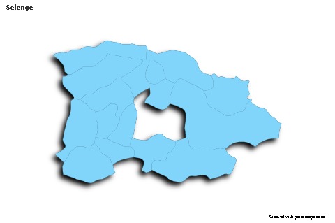 Sample Maps for Selenge (blue,outline,shadowy)
