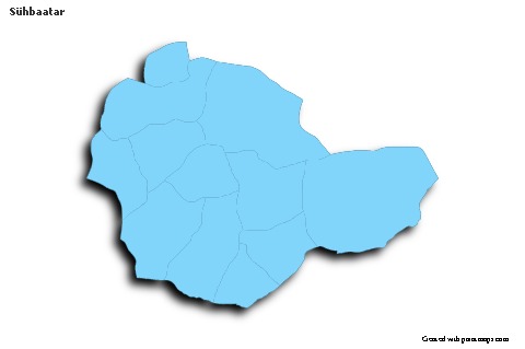Sample Maps for Sühbaatar (blue,outline,shadowy)