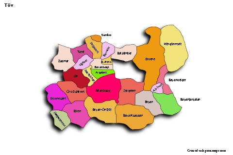 Sample Maps for Töv (colored,shadowy)