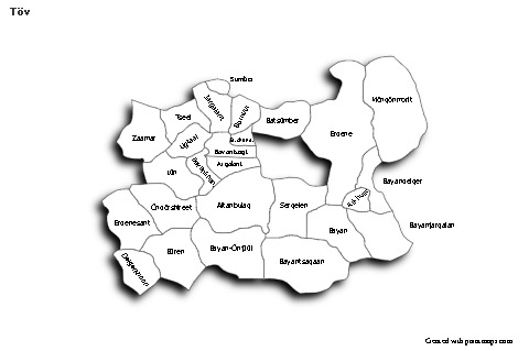 Sample Maps for Töv (black-white,shadowy)
