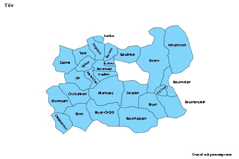 Sample Maps for Töv (blue)